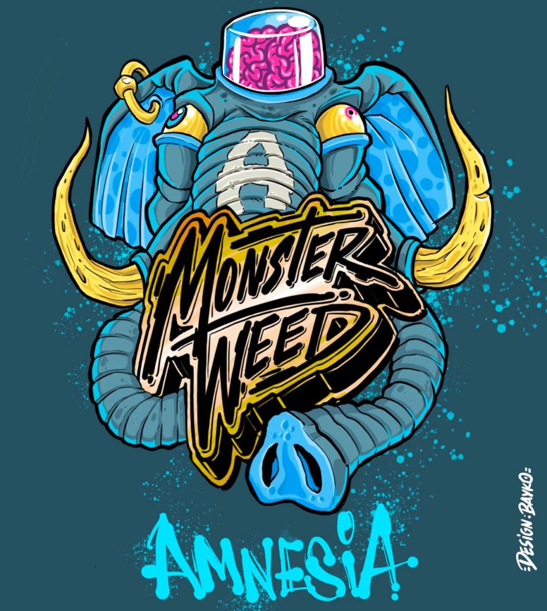 MONSTER WEED CBD - variété Amnesia Haze