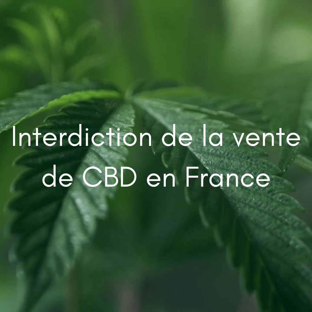 Interdiction du CBD en France.